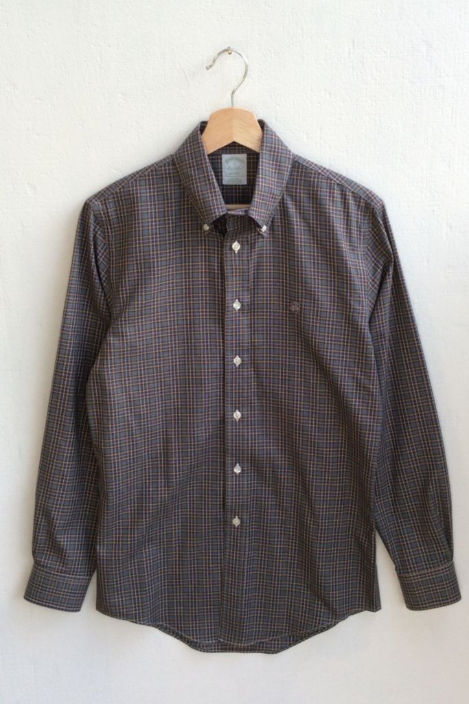 Vintage Brooks Brothers Plaid Shirt | Urban Outfitters