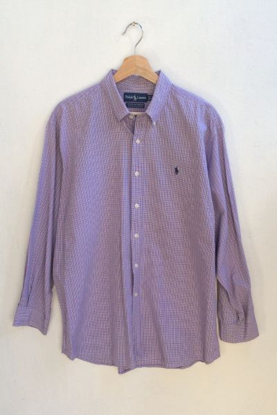 Vintage Polo Ralph Lauren Check Button Down Shirt | Urban Outfitters