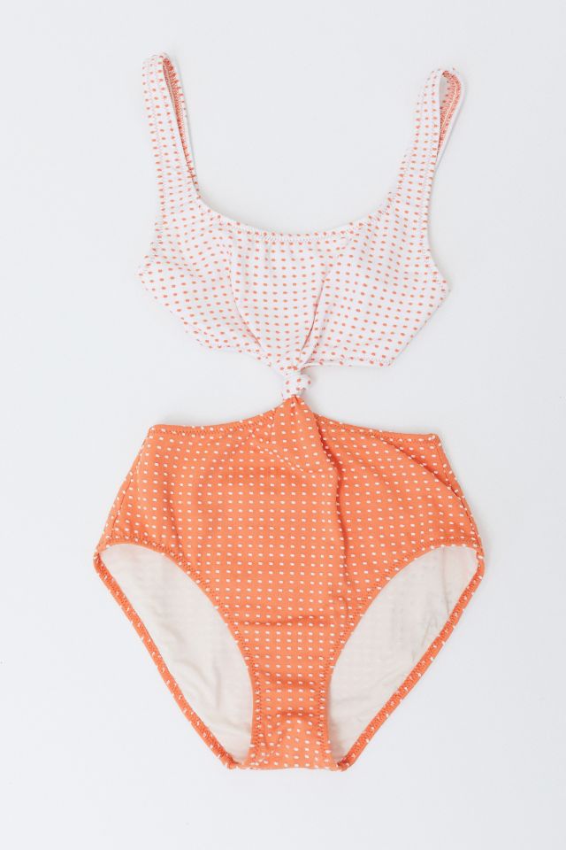 Solid & Striped The Bailey KnotFront OnePiece Swimsuit Urban