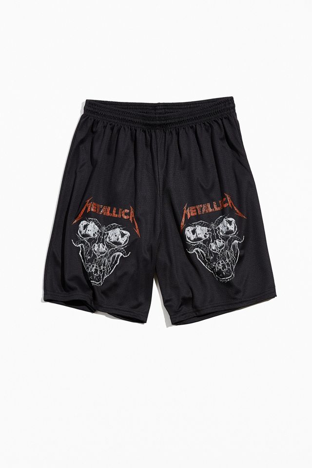 Metallica Skulls Mesh Short | Urban Outfitters