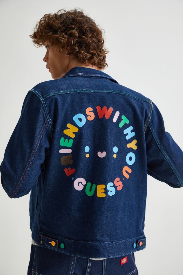GUESS X FriendsWithYou Denim Trucker Jacket | Urban Outfitters