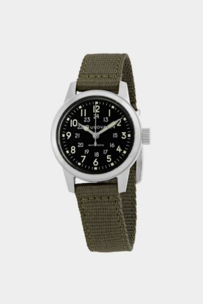 Bulova VWI Special Edition HACK Automatic Black Dial Men's Watch 96A259 ...