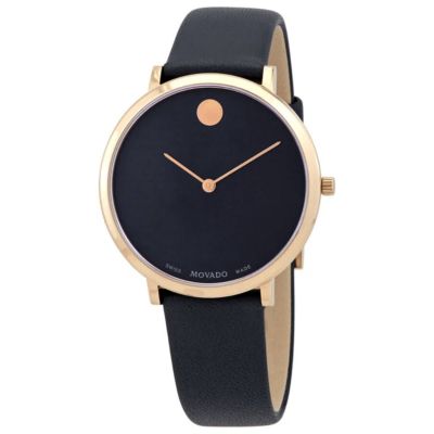 Movado Ultra Slim Navy Blue Dial Ladies Watch 0607403 | Urban Outfitters