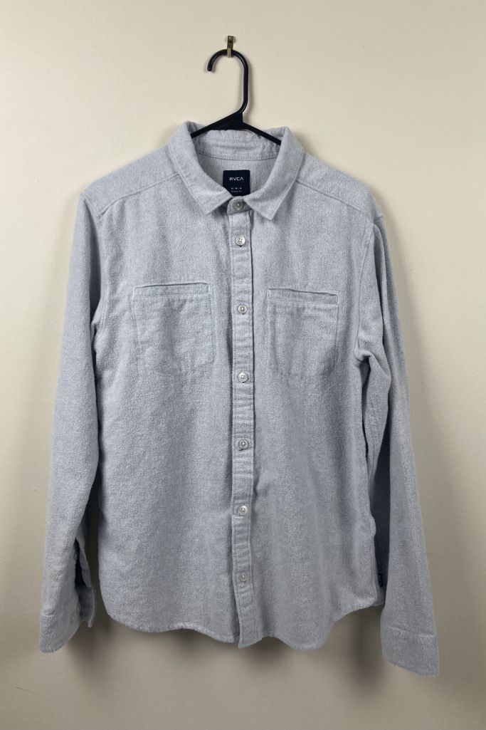 Secondhand RVCA Flannel Button-Down Shirt | Urban Outfitters