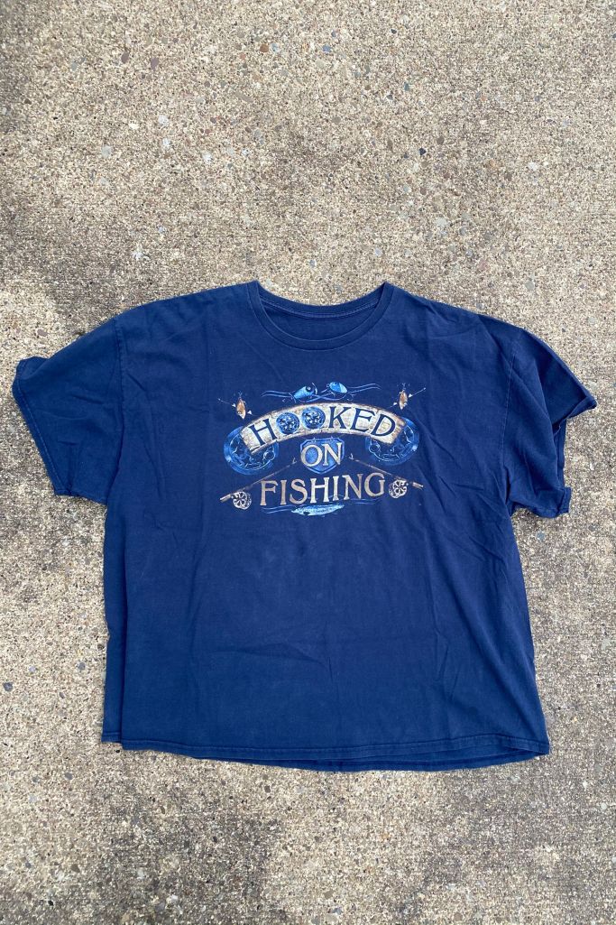 Vintage Hooked On Fishing tee Urban Outfitters