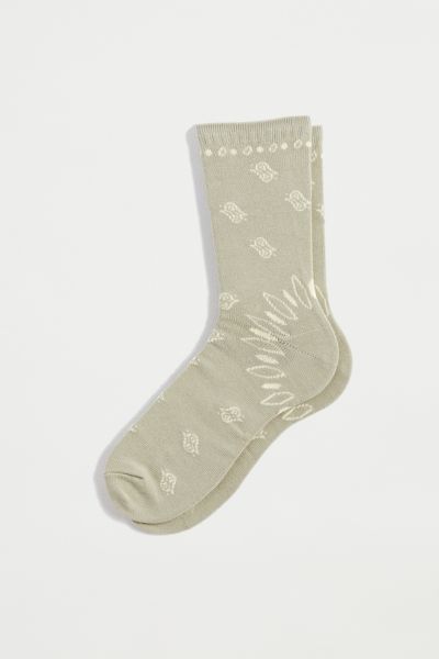Pastel Paisley Crew Sock | Urban Outfitters