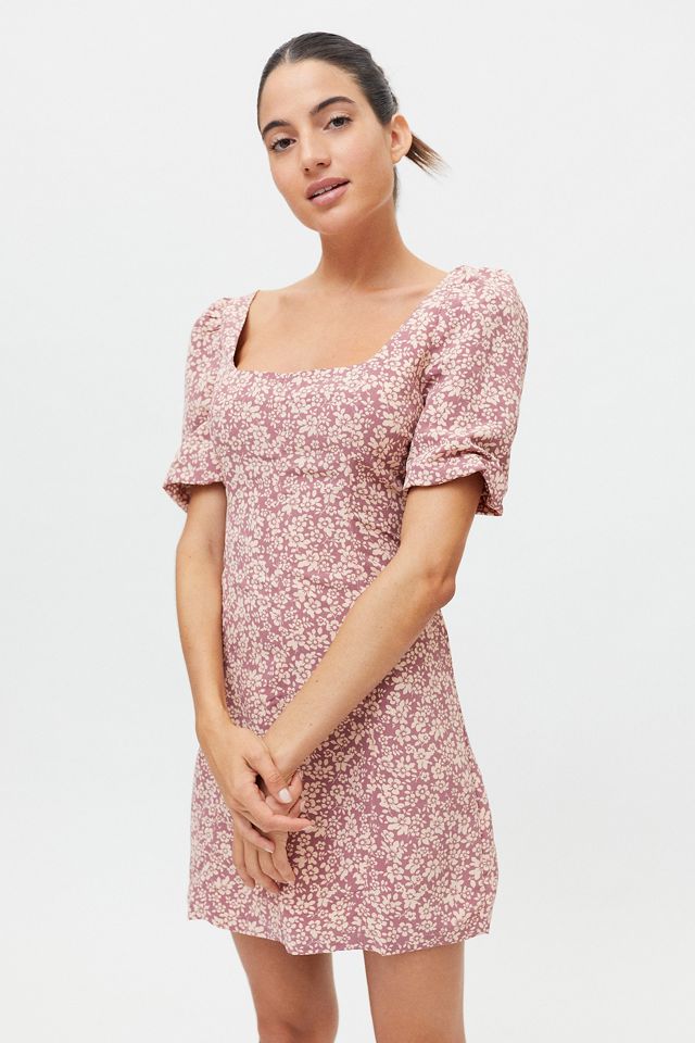 Glamorous Care Square Neck Mini Dress | Urban Outfitters Canada