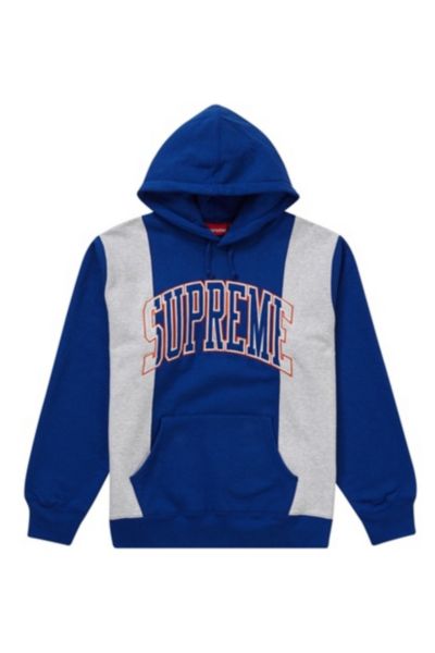 supreme sleeve arc hooded sweatshirt
