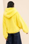 Thumbnail View 2: Selkie Sunshine Faux Fur Zip-Up Hoodie