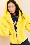 Thumbnail View 4: Selkie Sunshine Faux Fur Zip-Up Hoodie