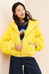 Thumbnail View 1: Selkie Sunshine Faux Fur Zip-Up Hoodie