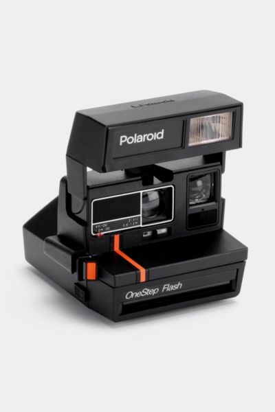 Vintage Polaroid Red Stripe 600 Instant Camera Refurbished by Retrospekt