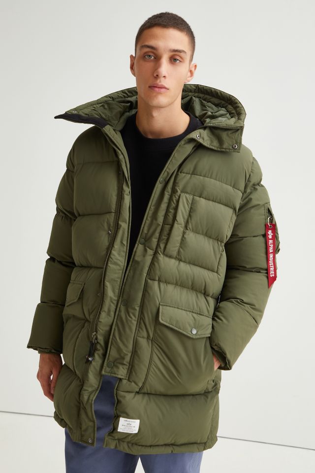 Alpha Industries N-3B Quilted Parka Jacket | Urban Outfitters Canada