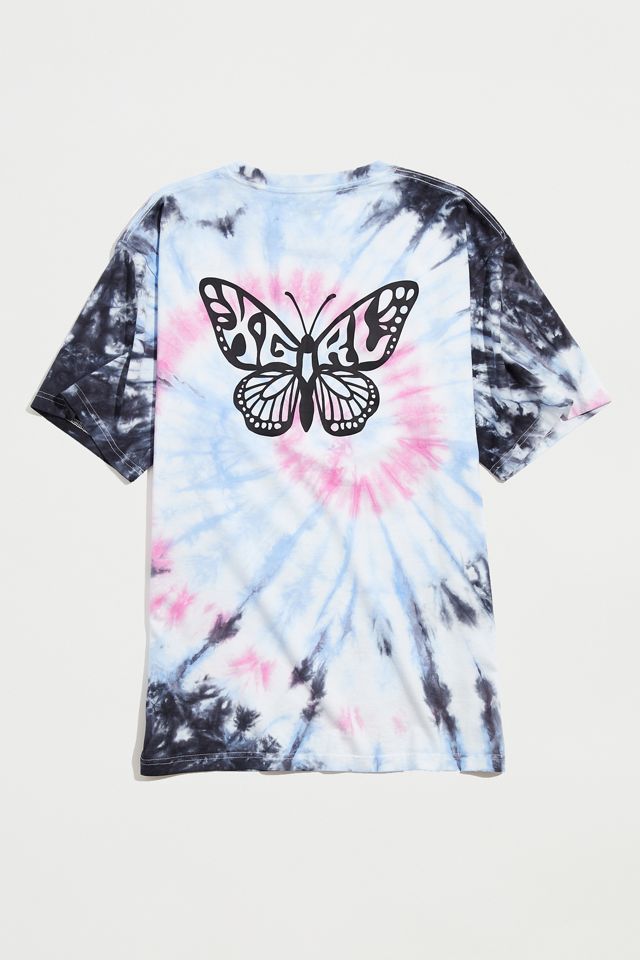 X-girl Butterfly Tie-Dye Tee | Urban Outfitters