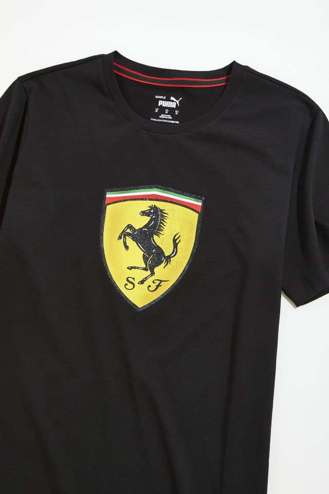 Puma X Ferrari Big Shield Tee | Urban Outfitters