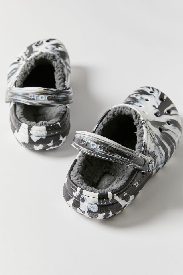 Crocs Classic Lined Marble Clog Urban Outfitters