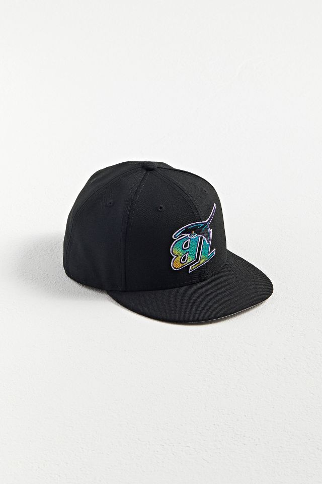 New Era Tampa Bay Rays UpsideDown Logo Fitted Baseball Hat Urban Outfitters