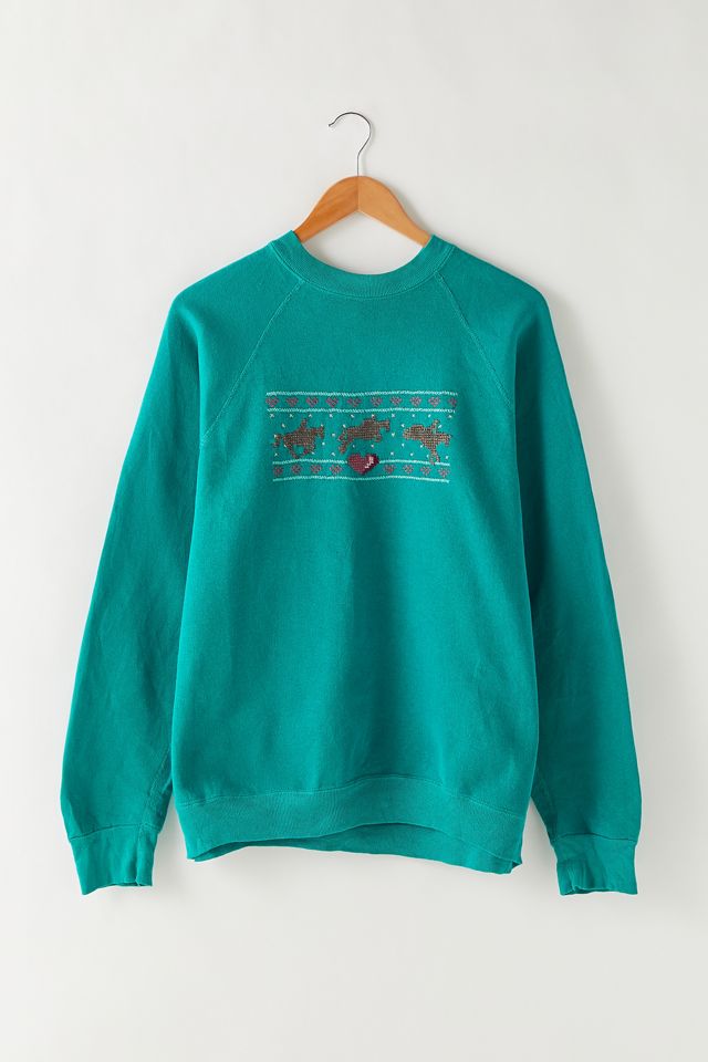 Vintage Hold Your Horses Craft Crew Neck Sweatshirt | Urban Outfitters