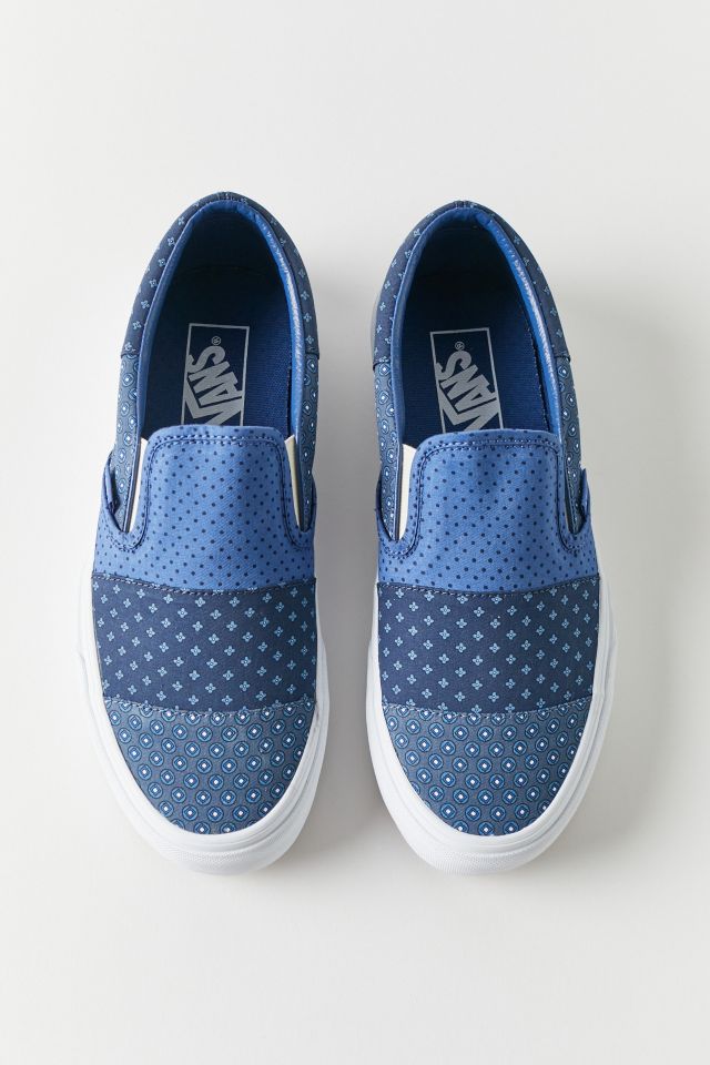 Vans Tie Print Patchwork Slip-On Sneaker | Urban Outfitters