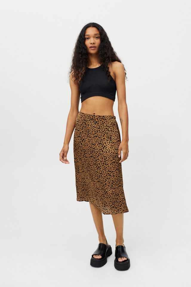 Dress Forum Animal Print Midi Skirt | Urban Outfitters