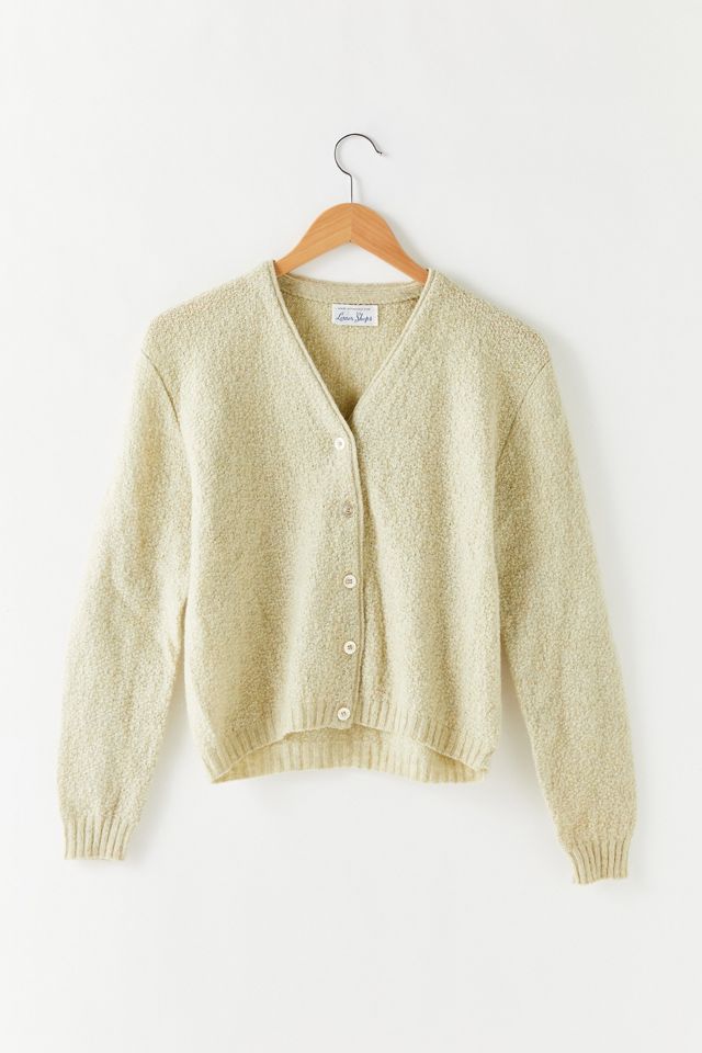 Vintage Cream Cardigan Sweater | Urban Outfitters