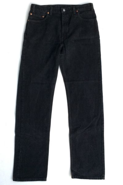 Vintage Levi's 505 Black Regular Fit Jeans | Urban Outfitters