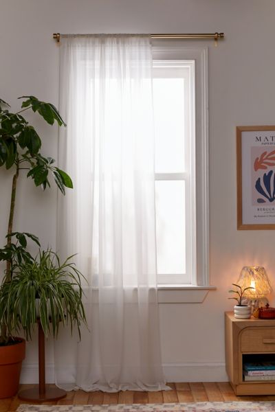 Chiffon Sheer Curtain Window Panel