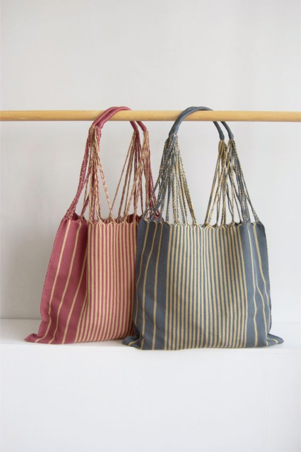 Slide View: 1: Jitana Chiapas Striped Hammock Bag