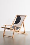 Thumbnail View 2: TMSbyNight For Deny Woodblock Art Mid Century Illustration Outdoor Folding Chair