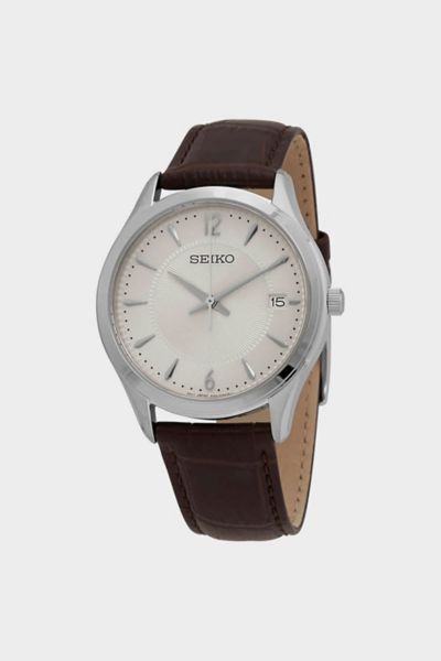 Seiko Noble Quartz Champagne Dial Men's Watch SUR421