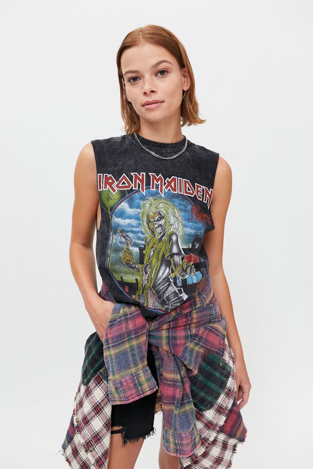 Iron Maiden Muscle Tee Urban Outfitters