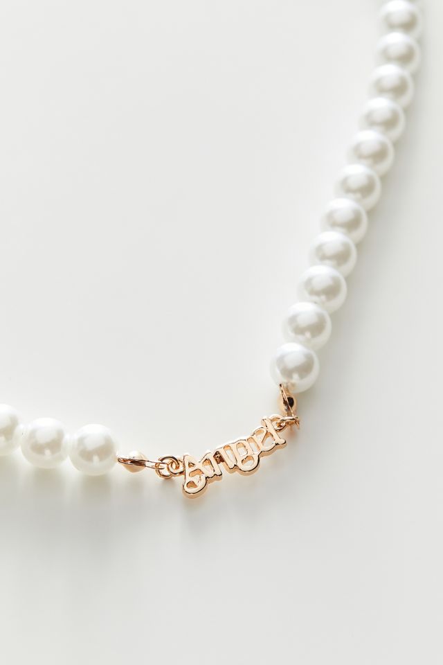 Angel Pearl Necklace Urban Outfitters