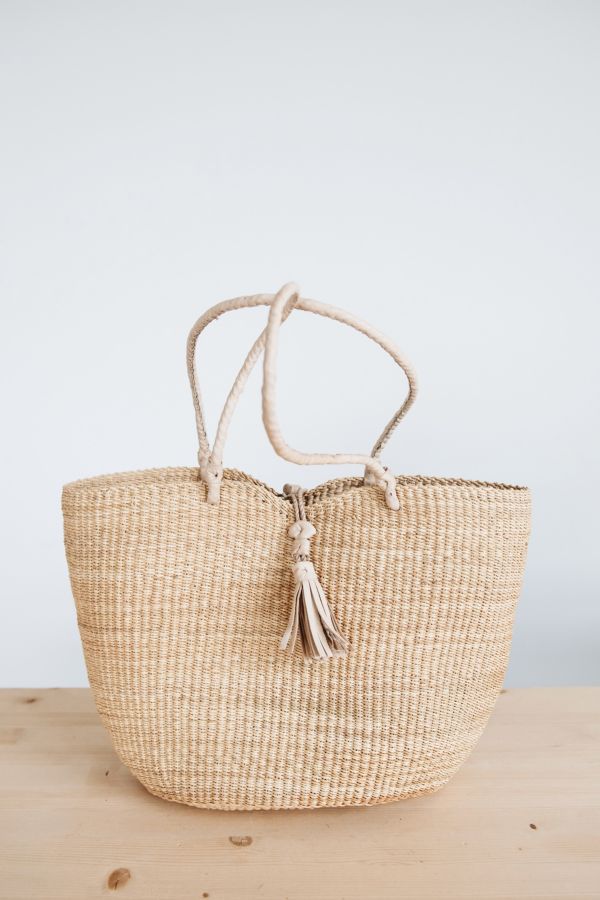 Slide View: 1: Roan Iris James Tote Basket