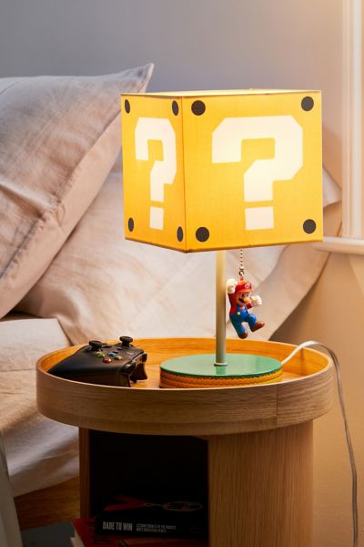 Super Mario Question Block Table Lamp | Urban Outfitters Canada