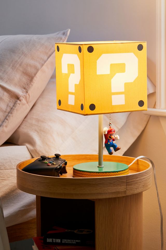 Super Mario Question Block Table Lamp Urban Outfitters Canada