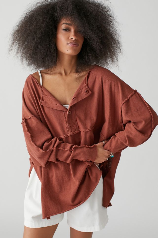 urbanoutfitters.com | UO Freddie Henley Tunic Top