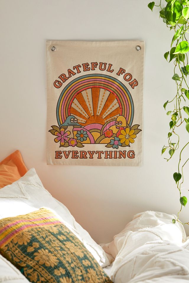 Grateful For Everything Tapestry Urban Outfitters