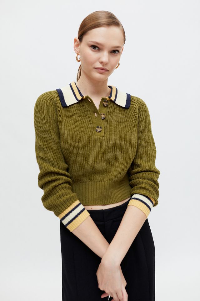 BDG Taylor Collared Sweater | Urban Outfitters