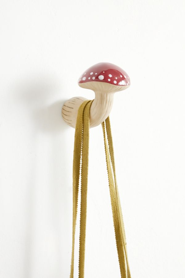 Slide View: 1: Mushroom Shape Wall Hook