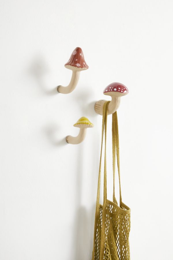 Slide View: 4: Mushroom Shape Wall Hook