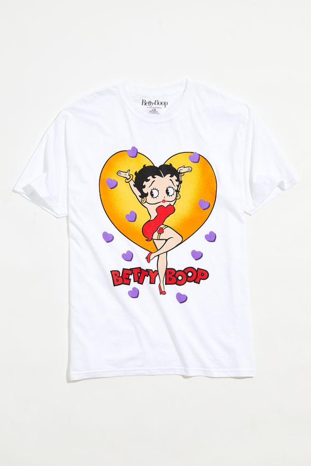 Betty Boop Hearts Tee Urban Outfitters