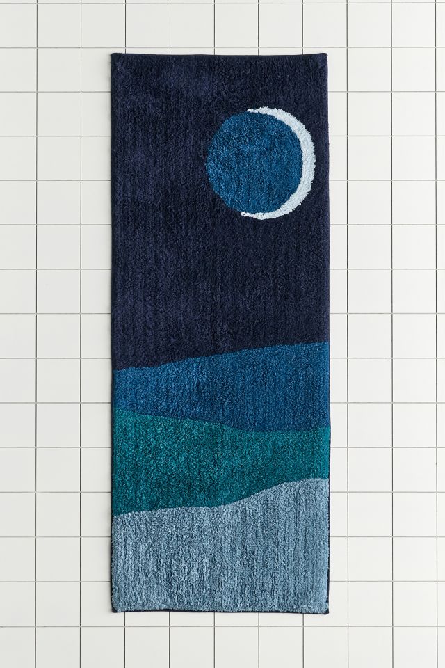 Crescent Moon Bath Mat Urban Outfitters