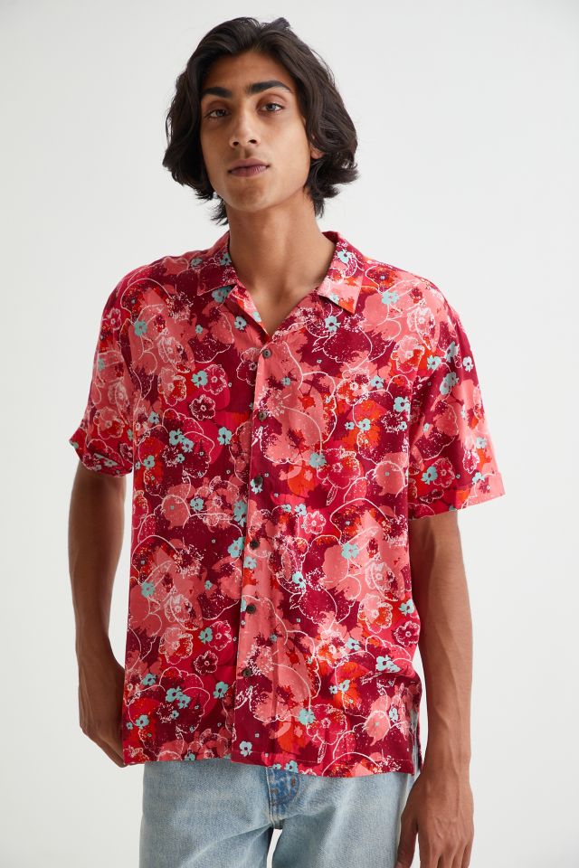 Raga Man Floral Dye Shirt | Urban Outfitters