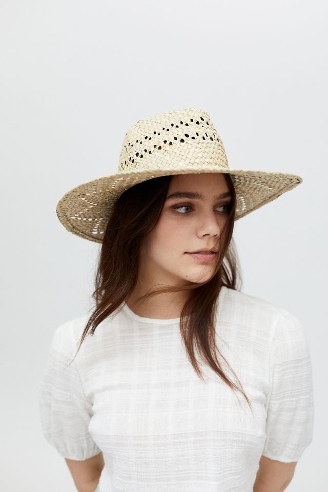 Zigzag Straw Sun Hat Urban Outfitters