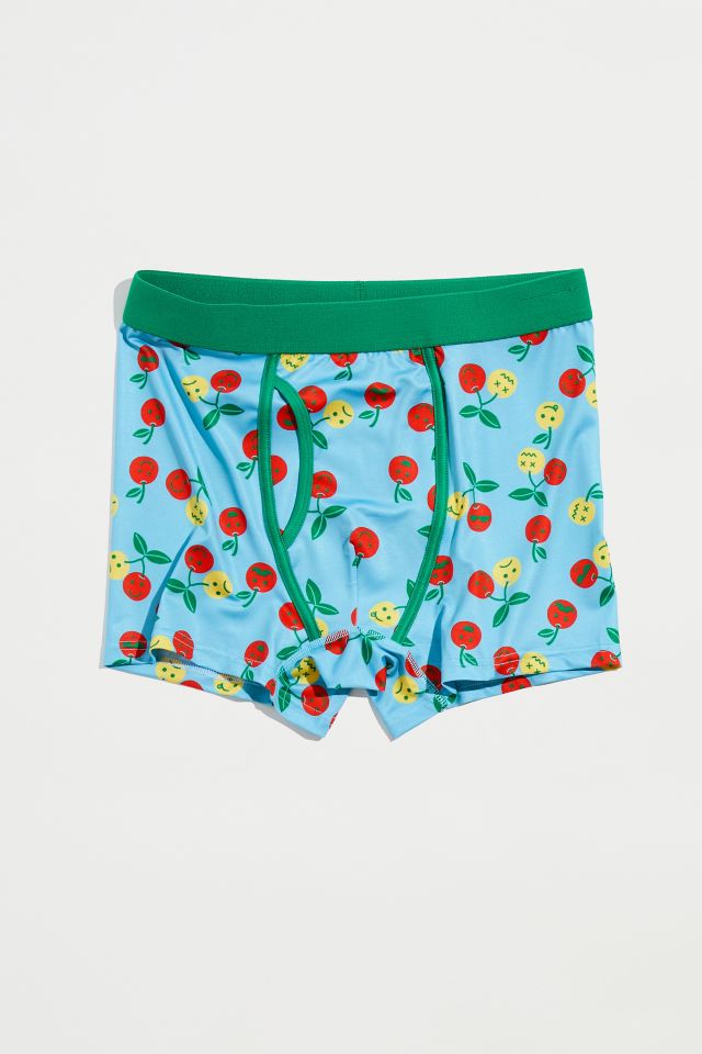 Happy Face Cherry Print Boxer Brief | Urban Outfitters