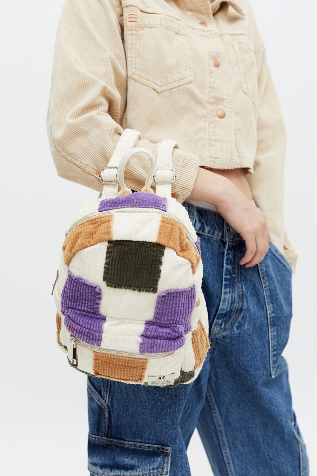 BDG Patchwork Mini Corduroy Backpack | Urban Outfitters Canada