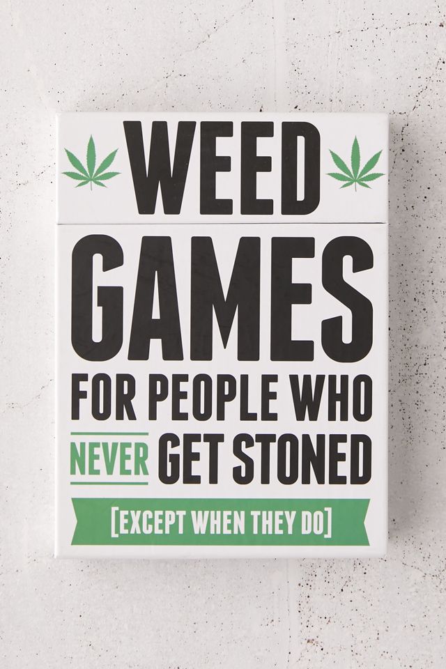 Weed Games Party Game Set Urban Outfitters