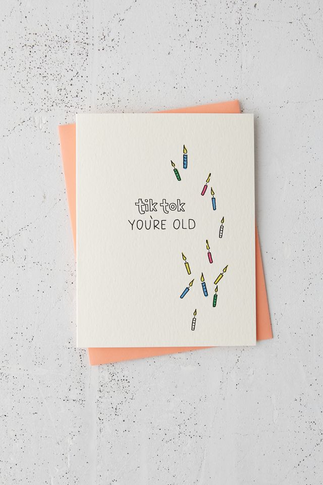 TikTok Birthday Card Urban Outfitters Canada