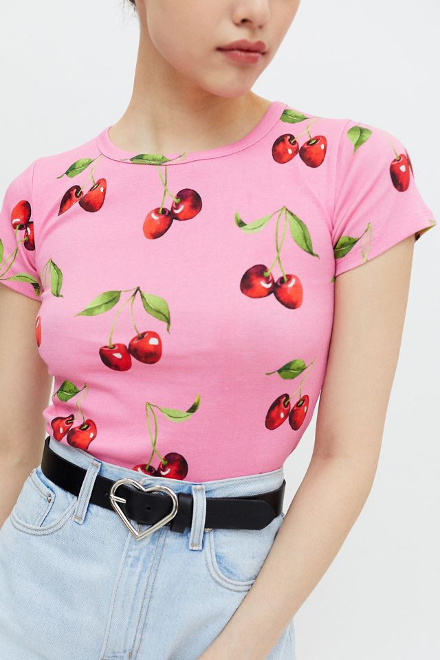 Cherries Baby Tee Urban Outfitters