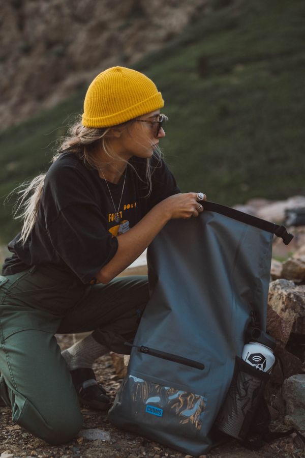 Slide View: 2: Chums Downriver Rolltop Backpack